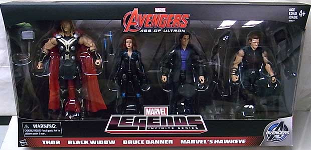 HASBRO MARVEL LEGENDS 2015 INFINITE SERIES USA AMAZON限定 映画版 AVENGERS: AGE OF ULTRON 4PACK