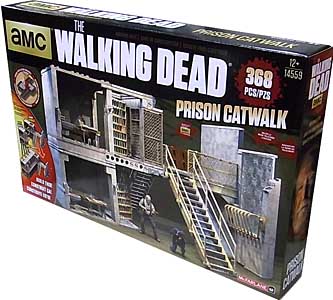 McFARLANE TOYS THE WALKING DEAD TV BUILDING SETS PRISON CATWALK パッケージ傷み特価