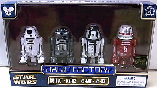 STAR WARS USAディズニーテーマパーク限定 STAR WARS THE FORCE AWAKENS DROID FACTORY 4PACK