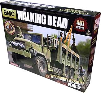 McFARLANE TOYS THE WALKING DEAD TV BUILDING SETS WOODBURY ASSAULT VEHICLE