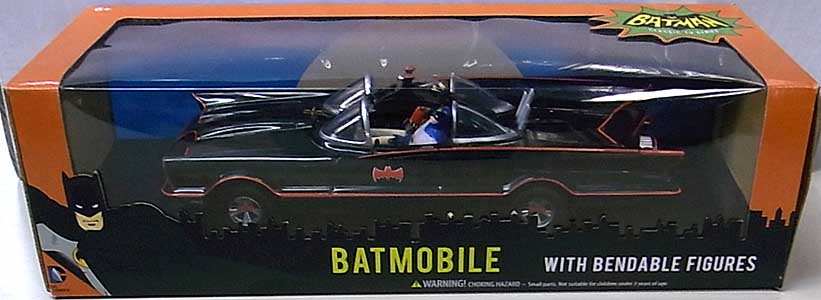 その他・海外メーカー BATMAN CLASSIC TV SERIES BATMOBILE WITH BENDABLE FIGURES