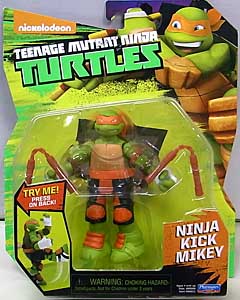 PLAYMATES NICKELODEON TEENAGE MUTANT NINJA TURTLES ベーシックフィギュア 2016 NINJA KICK MIKEY