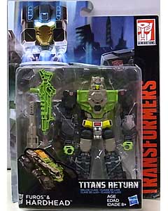 HASBRO TRANSFORMERS GENERATIONS TITANS RETURN DELUXE CLASS FUROS &amp; HARDHEAD