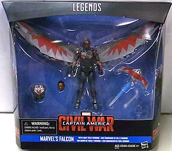 HASBRO MARVEL LEGENDS SERIES 2016 3.75インチアクションフィギュア 映画版 CAPTAIN AMERICA: CIVIL WAR FALCON