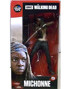 McFARLANE TOYS THE WALKING DEAD TV COLOR TOPS: RED WAVE 7インチアクションフィギュア MICHONNE パッケージ傷み特価