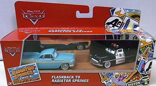 MATTEL CARS 2016 RADIATOR SPRINGS CLASSIC FLASHBACK TO RADIATOR SPRINGS 3PACK