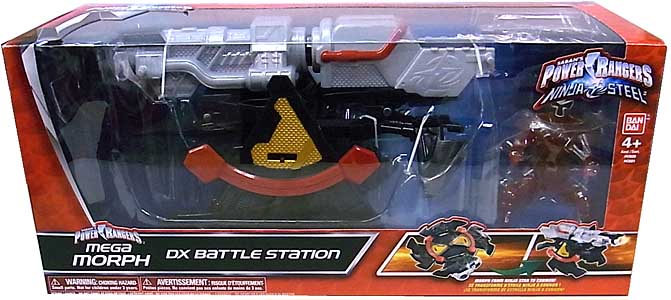 在庫処分特価 USA BANDAI POWER RANGERS NINJA STEEL MEGA MORPH DX BATTLE STATION