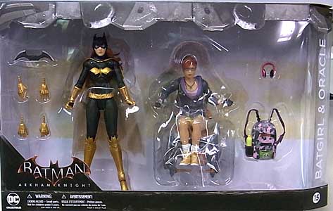 DC COLLECTIBLES BATMAN: ARKHAM KNIGHT 6インチアクションフィギュア BATGIRL & ORACLE 2PACK