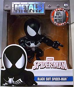 JADA TOYS METALS DIE CAST 4インチフィギュア SPIDER-MAN BLACK SUIT SPIDER-MAN パッケージ傷み特価