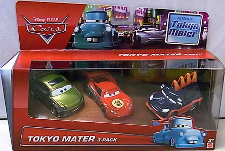 MATTEL CARS 2015 CARS TOON 3PACK TOKYO MATER