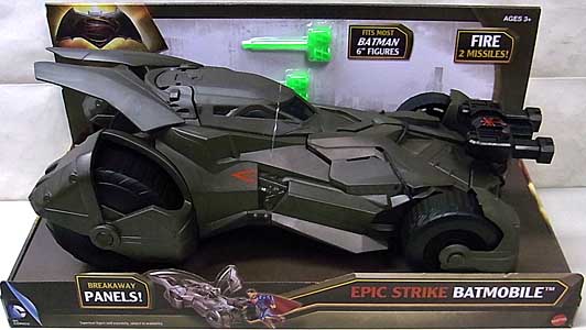 MATTEL BATMAN V SUPERMAN: DAWN OF JUSTICE EPIC STRIKE BATMOBILE