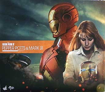 HOT TOYS MOVIE MASTERPIECE 1/6スケール 映画版IRON MAN 3 PEPPER POTTS & MARK IX