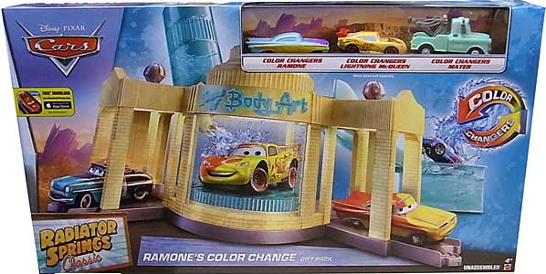 MATTEL CARS 2016 RADIATOR SPRINGS CLASSIC COLOR CHANGERS RAMONE'S COLOR CHANGE GIFT PACK パッケージ傷み特価