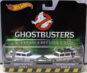 MATTEL HOT WHEELS 1/64スケール 2016 GHOSTBUSTERS CLASSIC ECTO-1 & ECTO-1A 2PACK 台紙傷み特価