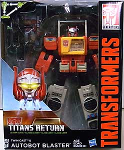 HASBRO TRANSFORMERS GENERATIONS TITANS RETURN LEADER CLASS TWIN CAST & AUTOBOT BLASTER