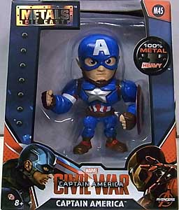 JADA TOYS METALS DIE CAST 4インチフィギュア 映画版 CAPTAIN AMERICA: CIVIL WAR CAPTAIN AMERICA