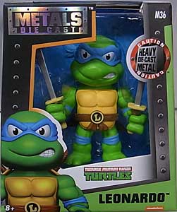 JADA TOYS METALS DIE CAST 4インチフィギュア NICKELODEON TEENAGE MUTANT NINJA TURTLES LEONARDO