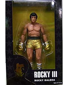 NECA ROCKY 40TH ANNIVERSARY 7インチアクションフィギュア シリーズ1 ROCKY III ROCKY BALBOA [GOLD TRUNKS]