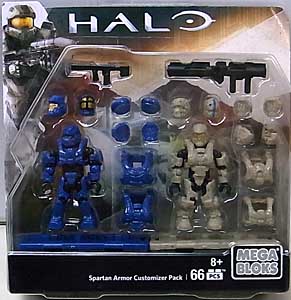 MEGA BLOKS HALO SPARTAN ARMOR CUSTOMIZER PACK SPARTAN DEFENDER & SPARTAN WARRIOR