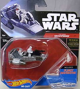 MATTEL HOT WHEELS STAR WARS THE FORCE AWAKENS DIE-CAST VEHICLE FIRST ORDER SNOWSPEEDER