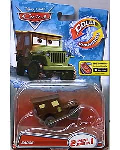 MATTEL CARS 2016 COLOR CHANGERS シングル SARGE ブリスター傷み特価