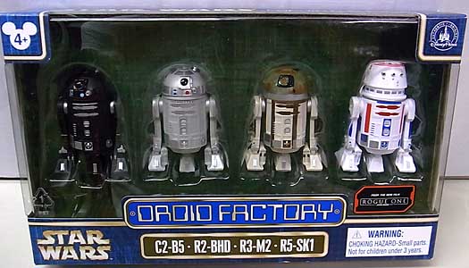 STAR WARS USAディズニーテーマパーク限定 STAR WARS ROGUE ONE DROID FACTORY 4PACK