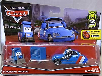 MATTEL CARS 2016 2PACK E. MANUAL MANIEZ & BRUNO MOTOREAU