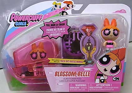 SPIN MASTER THE POWERPUFF GIRLS 2インチアクションドール PULL BACK & CRASH BLOSSOM BELLE