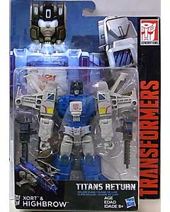 HASBRO TRANSFORMERS GENERATIONS TITANS RETURN DELUXE CLASS XORT & HIGHBROW