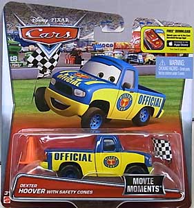 MATTEL CARS 2016 シングル MOVIE MOMENTS DEXTER HOOVER WITH SAFETY CONES