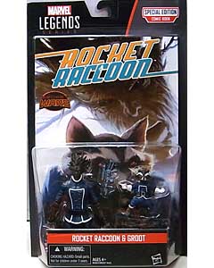 HASBRO MARVEL LEGENDS SERIES 2016 3.75インチアクションフィギュア COMIC PACK ROCKET RACCOON & GROOT