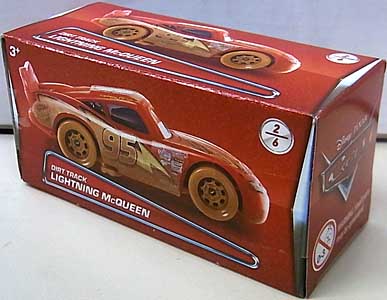 MATTEL CARS 2017 PUZZLE BOX DIRT TRACK LIGHTNING McQUEEN パッケージ傷み特価