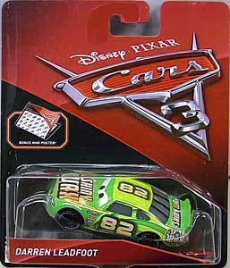 MATTEL CARS 3 シングル DARREN LEADFOOT