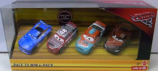 MATTEL CARS 3 RACE TO WIN 4PACK