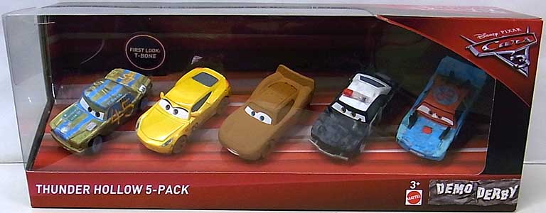 MATTEL CARS 3 THUNDER HOLLOW 5PACK パッケージ破れ特価