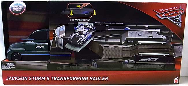 MATTEL CARS 3 PLAYSET JACKSON STORM'S TRANSFORMING HAULER