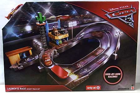 MATTEL CARS 3 PLAYSET LAUNCH & RACE DESERT TRACK SET