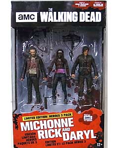 McFARLANE TOYS THE WALKING DEAD TV 5インチアクションフィギュア WALMART限定 HEROES 3PACK