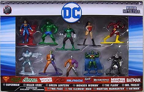 JADA TOYS NANO METALFIGS DC 10PACK [GREEN LANTERN入り]