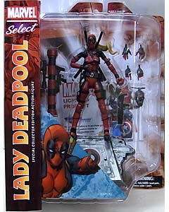 DIAMOND SELECT MARVEL SELECT LADY DEADPOOL パッケージ傷み特価