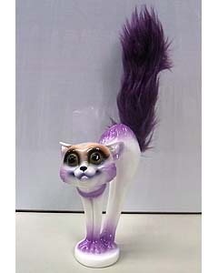 MAD SCULPTURES SCARED CAT [PURPLE]