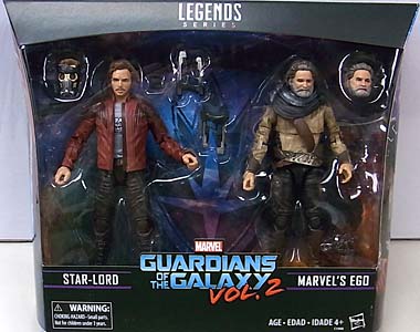 HASBRO MARVEL LEGENDS 2017 2PACK 映画版 GUARDIANS OF THE GALAXY VOL. 2 STAR-LORD & EGO