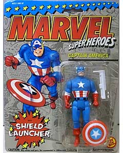 TOYBIZ MARVEL SUPER HEROES 5インチアクションフィギュア CAPTAIN AMERICA [SHIELD LAUNCHER] 台紙傷み特価