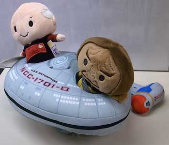 HALLMARK ITTY BITTYS STAR TREK THE NEXT GENERATION CAPTAIN PICARD & WORF