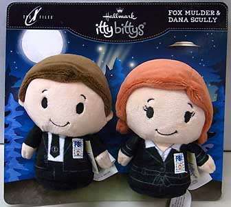 HALLMARK ITTY BITTYS THE X-FILES FOX MULDER & DANA SCULLY