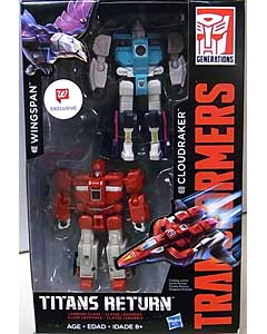 HASBRO TRANSFORMERS GENERATIONS TITANS RETURN WALGREENS限定 LEGENDS CLASS WINGSPAN & CLOUDRAKER 2PACK