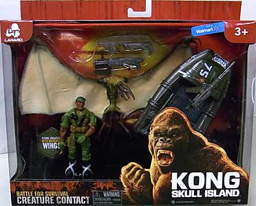 LANARD TOYS KONG: SKULL ISLAND CREATURE CONTACT PTERODACTYLUS WITH BOAT