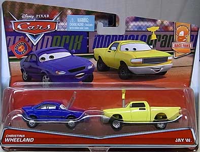 MATTEL CARS 2017 2PACK CHRISTINA WHEELAND & JAY W.