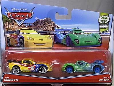 MATTEL CARS 2017 2PACK JEFF GORVETTE & CARLA VELOSO