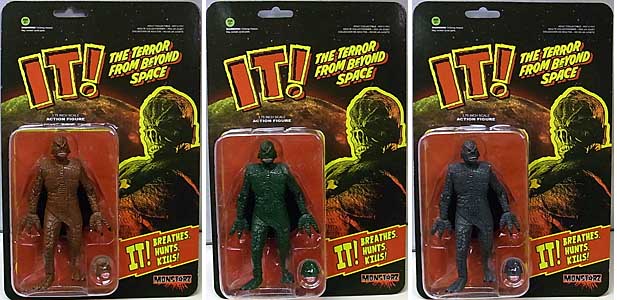 AMOK TIME MONSTARZ 3.75インチアクションフィギュア IT! THE TERROR FROM BEYOND SPACE 3種セット